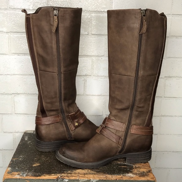 Earth Sierra Stone Tall Boots Size 8 - Picture 2 of 11